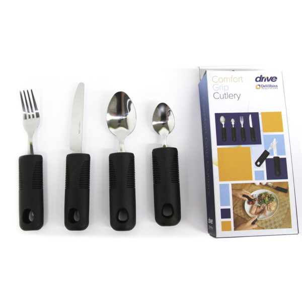 Comfort grip cutlery